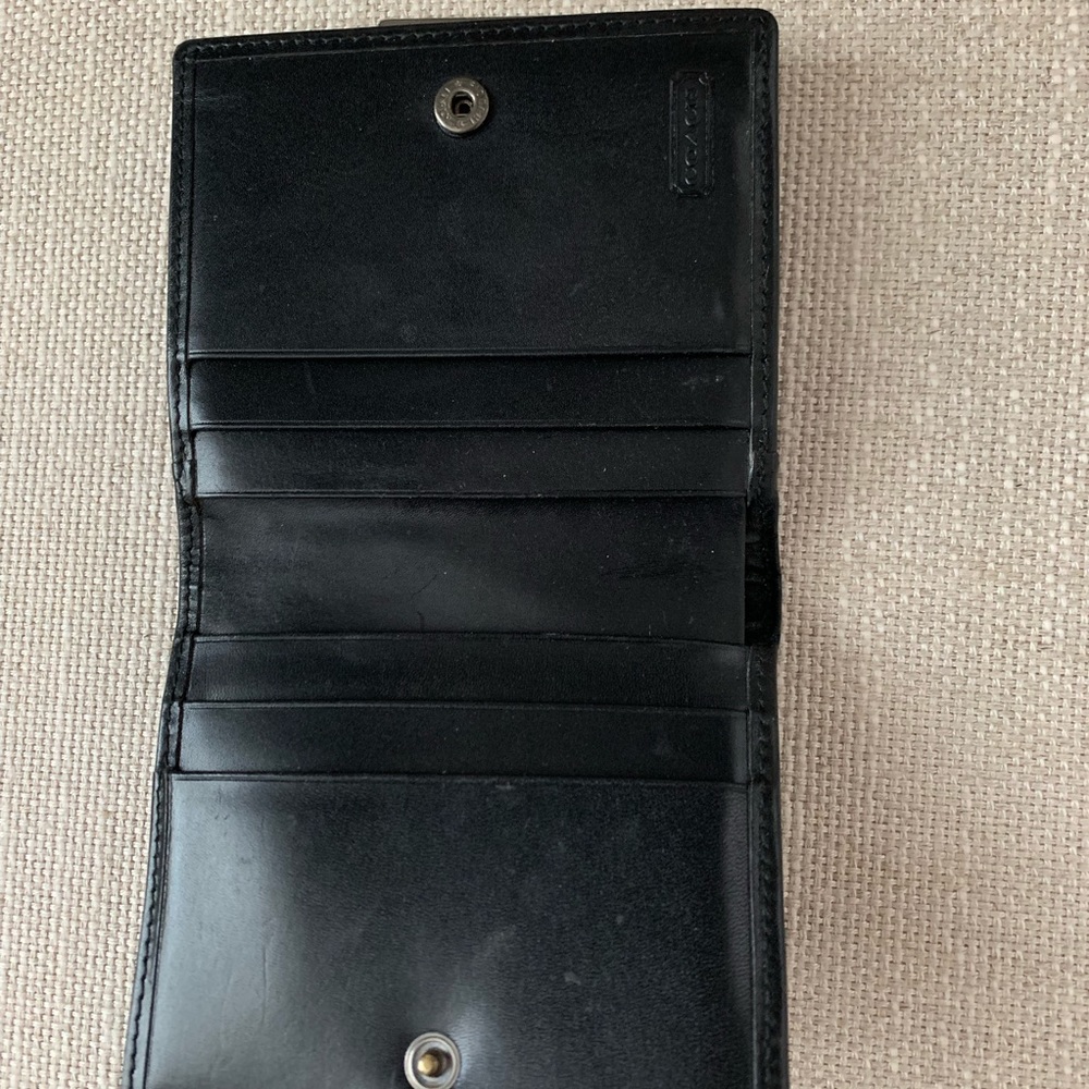 Coach Wallet with Coin Clasped Coin Section